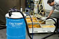 Chip Trapper cleans out dirty sump