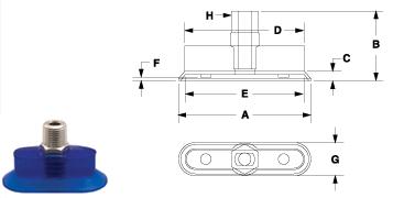 Oval Vacuum Generator Cup