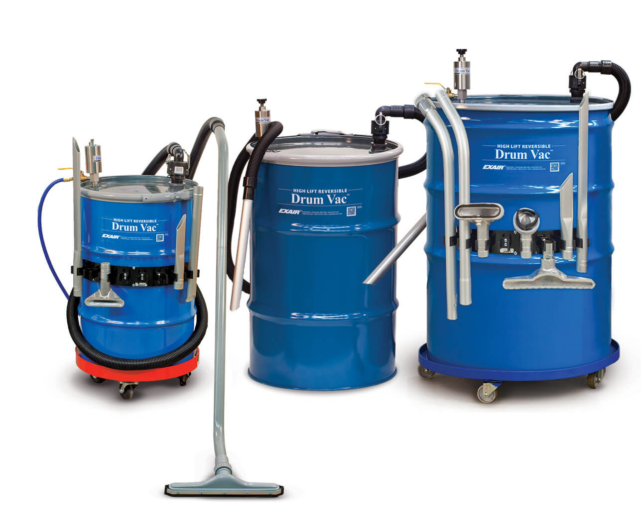 Aspiradora neumática de líquidos – Drum Vac Reversible Exair, Airtec  Servicios