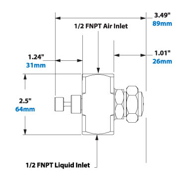 Siphon Fed Atomizing Nozzles