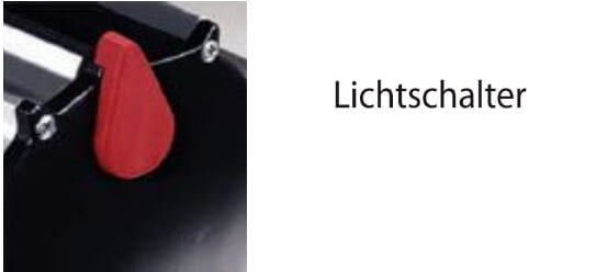 Roter Lichtschalter-LED-Lampe Eputec Schalter für LED Lampe