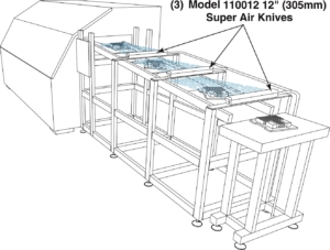 Super Air Knife ersetzt die Ventilatorkühlung bei der Wellenlötanlage