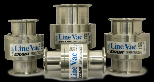 Sanitary-Line-Vac-Hygieneflansch-Vakuumförderer Vakuumförderer Hygiene Flansch Förderer - Sanitary Flange Line Vac