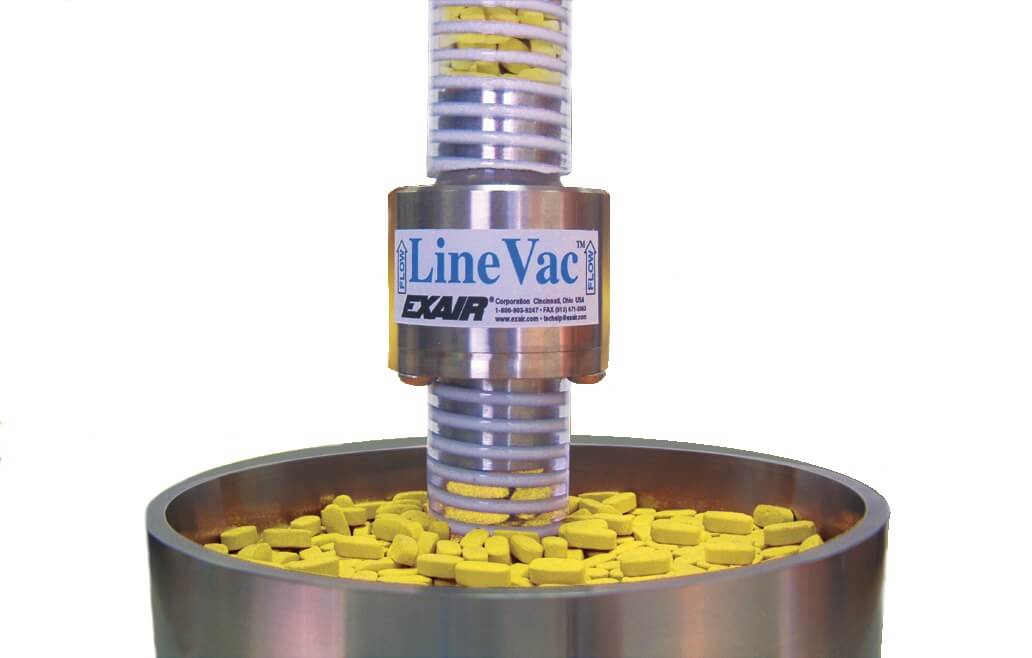 Line-Vac zum Transport von Tabletten - Line-Vac for the transport of pharmaceutical tablets