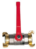 Absperrhahn G1" mit GEKA Kupplungen