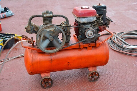Roter Generator zur Erzeugung von Druckluft