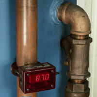 Digitaler-Durchflussmesser-Digital-Flowmeter Digitaler Durchflussmesser mit Druckmessung