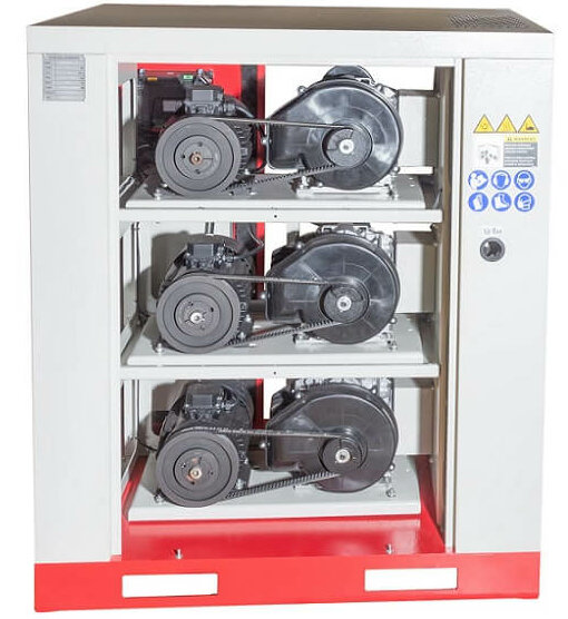 scc-oelfreier-verdichter-scrolli-11 Scrollkompressor mit drei Verdichtungseinheiten