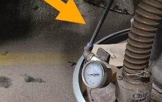 Chip Vac mit zu kleinem Druckluftschlauch