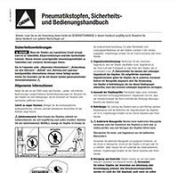 Cherne Absperrblasen Sicherheits- und Bedienungshandbuch