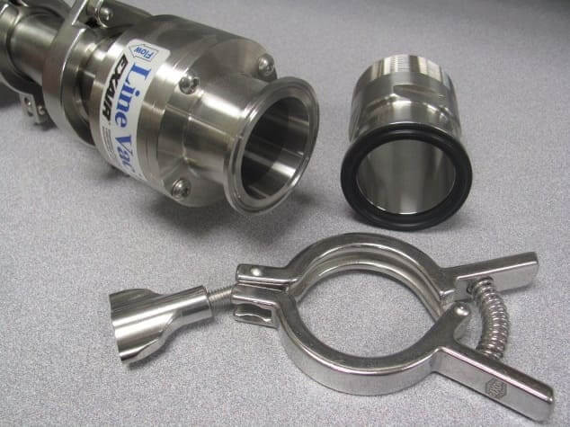 Sanitary Flange Line Vac with Triclamp
