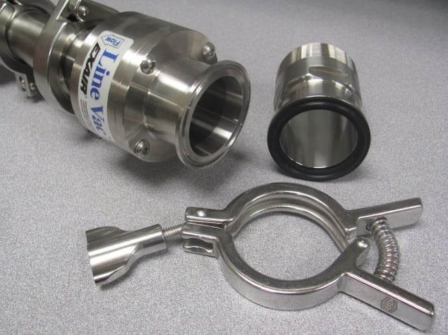 Line Vac Vakuumförderer mit Flanschanschluss und Triclamp