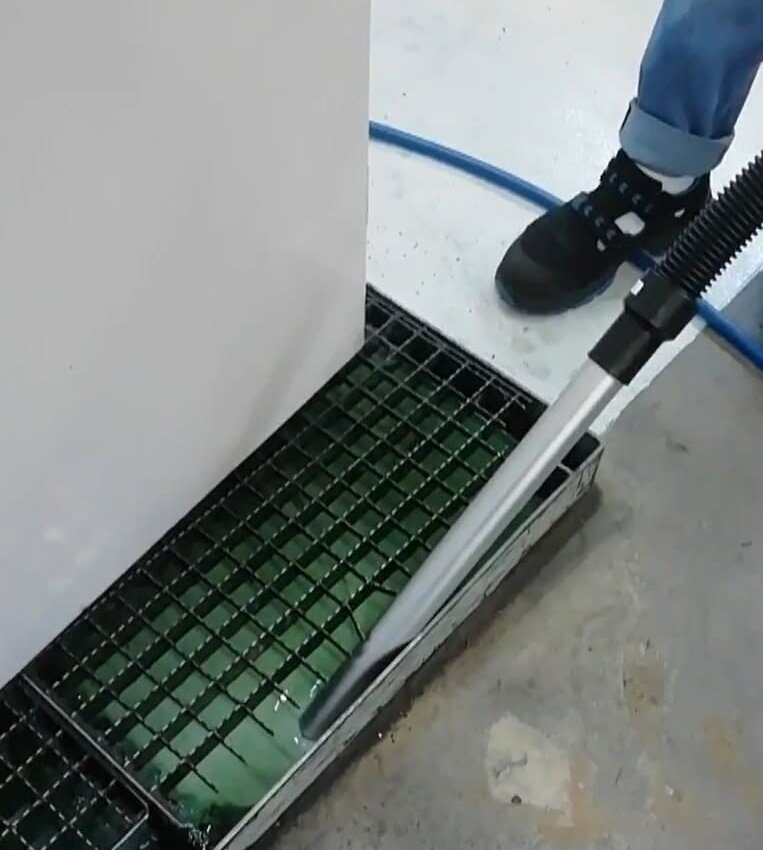 KSS-Absaugung an CNC-Maschine