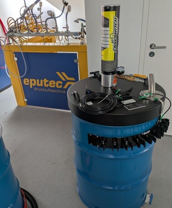 ATEX Fassauger von EPUTEC Drucklufttechnik